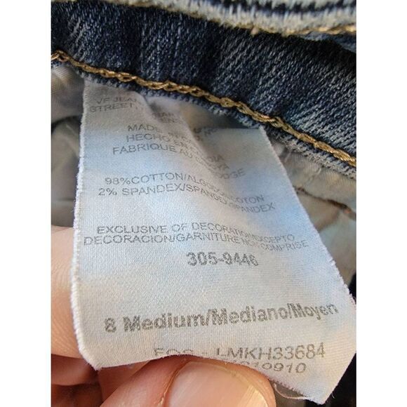 Lee Women's Light Washed Blue High Rise Natural Bootcut Jeans Size 8 - Picture 4 of 4